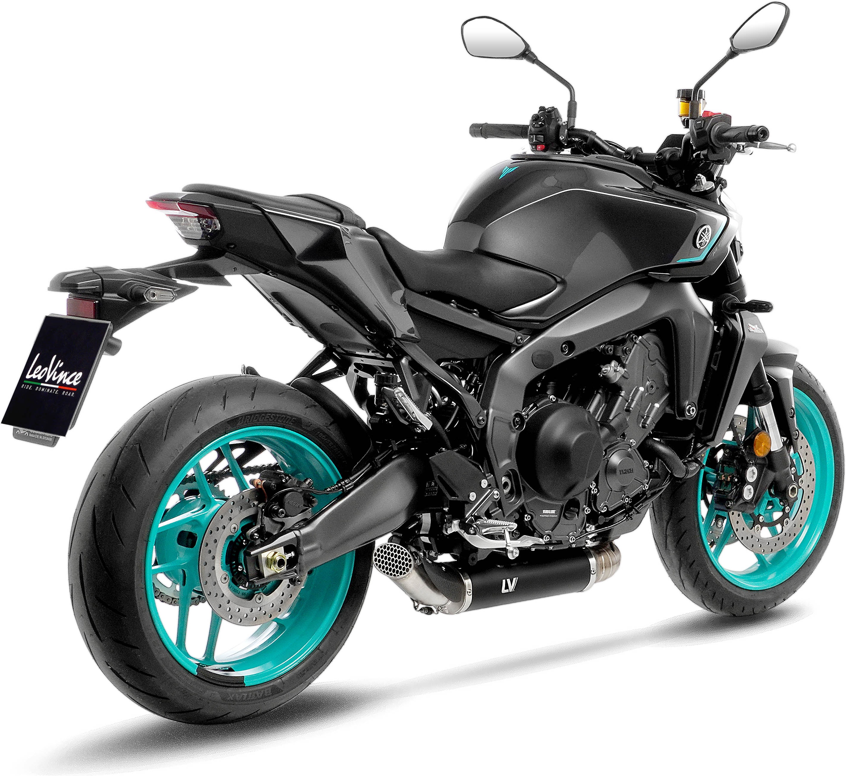 LEOVINCE FULL SYSTEM EXHAUST LV RACE STEEL YAMAHA MT09 MT-09 SP