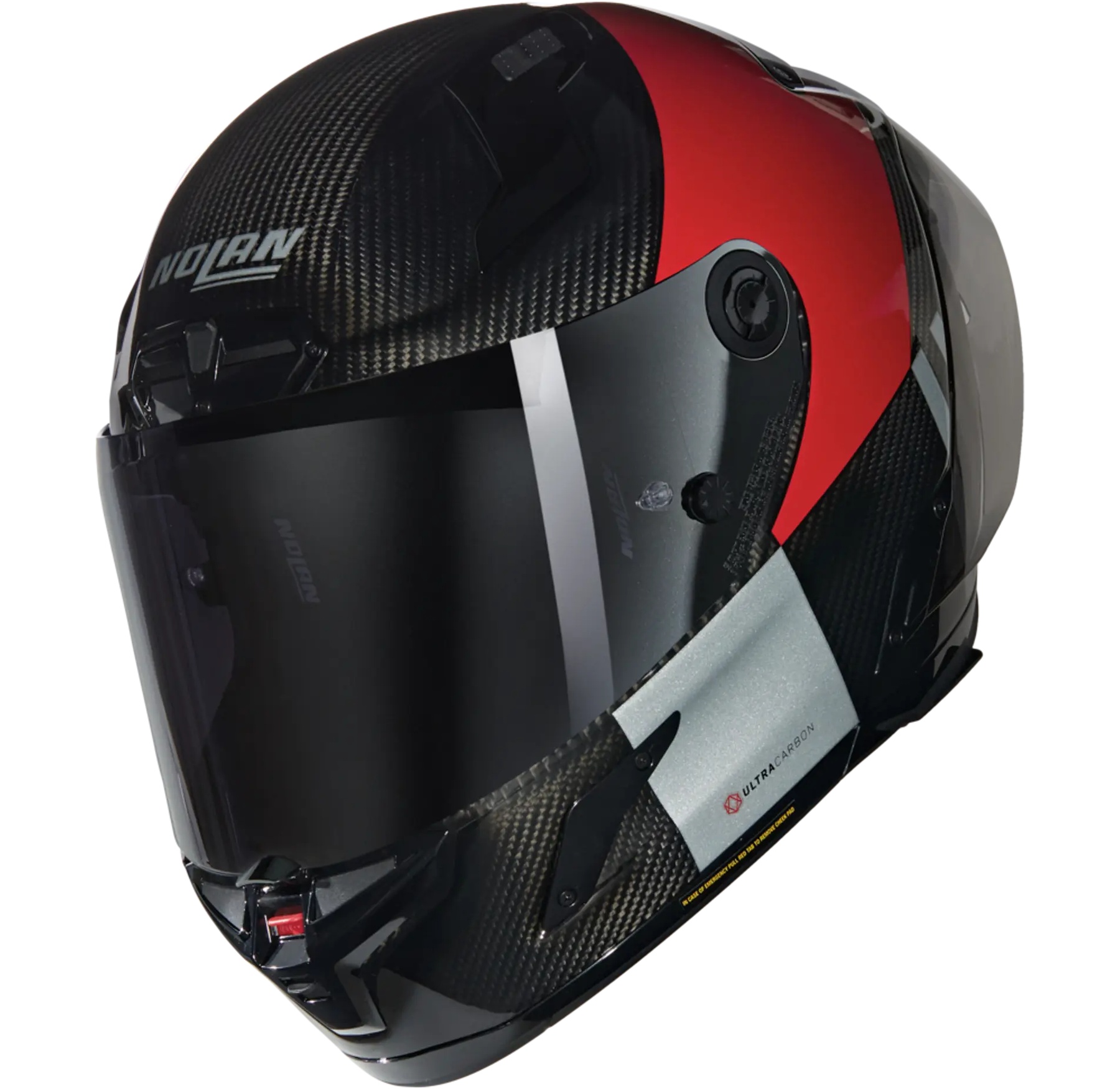 nolan full-face motorcycle helmet x-804 rs ultra carbon combo gara