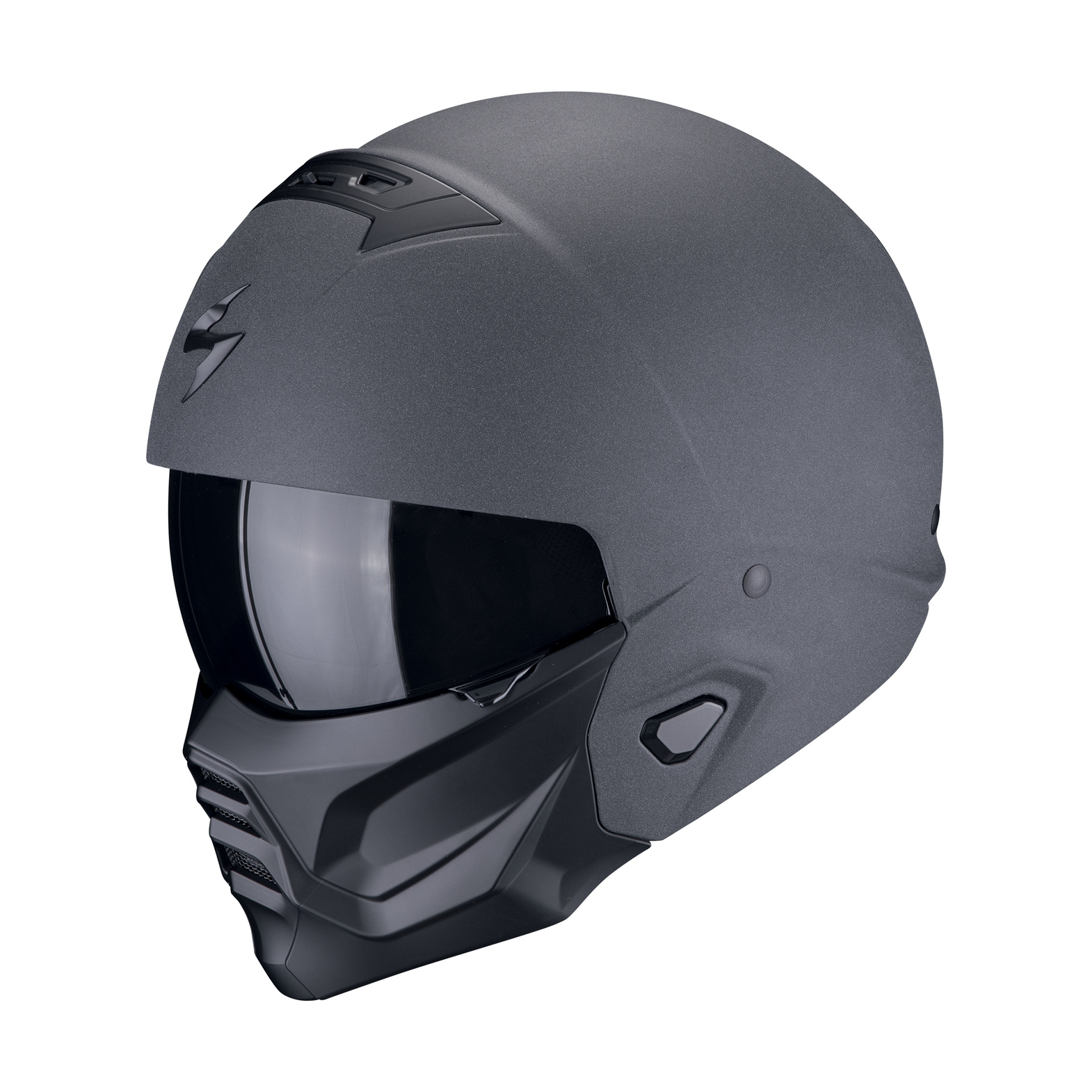 SCORPION FULL FACE MOTORCYCLE HELMET EXO-COMBAT II GRAPHITE DARK